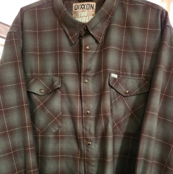 Mens Dixxon THE Carlo Flannel Shirt - Picture 2 of 6